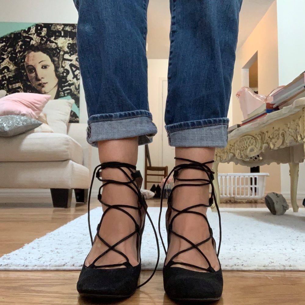 Black Suede Zara Trafaluc